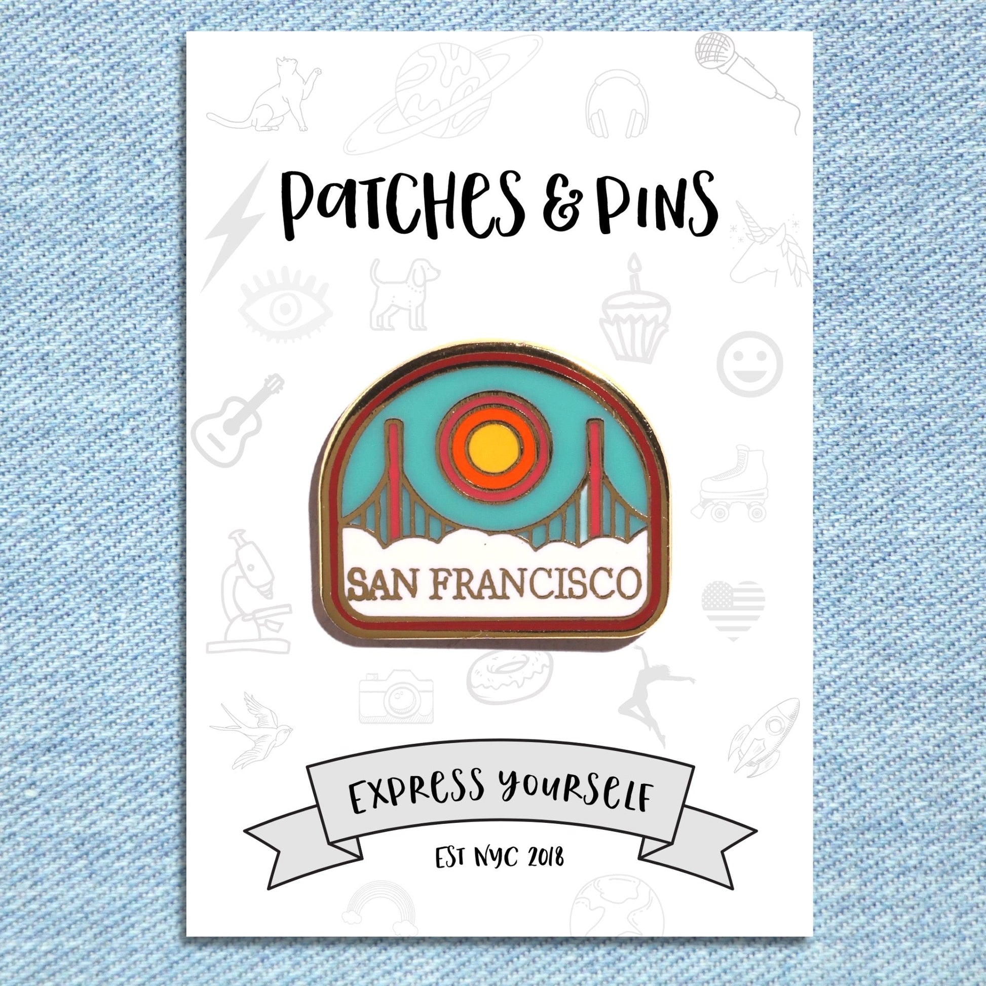 San Francisco Golden Gate Bridge Enamel Pin