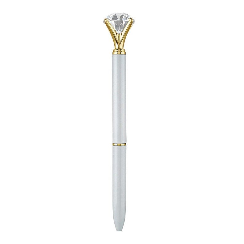 Matte Silver Gem Pen