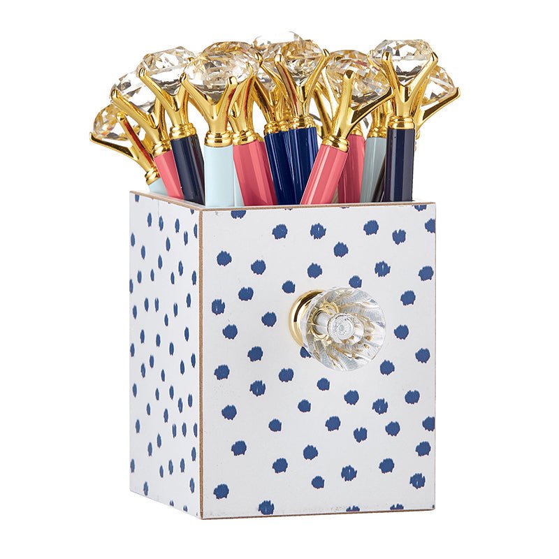 Navy Blue Gem Pen