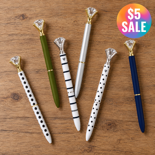 Santa Barbara Gem Pen | Giftable Single Pen | Novelty Office Desk Supplies-Santa Barbara Design Studio-The Bullish Store