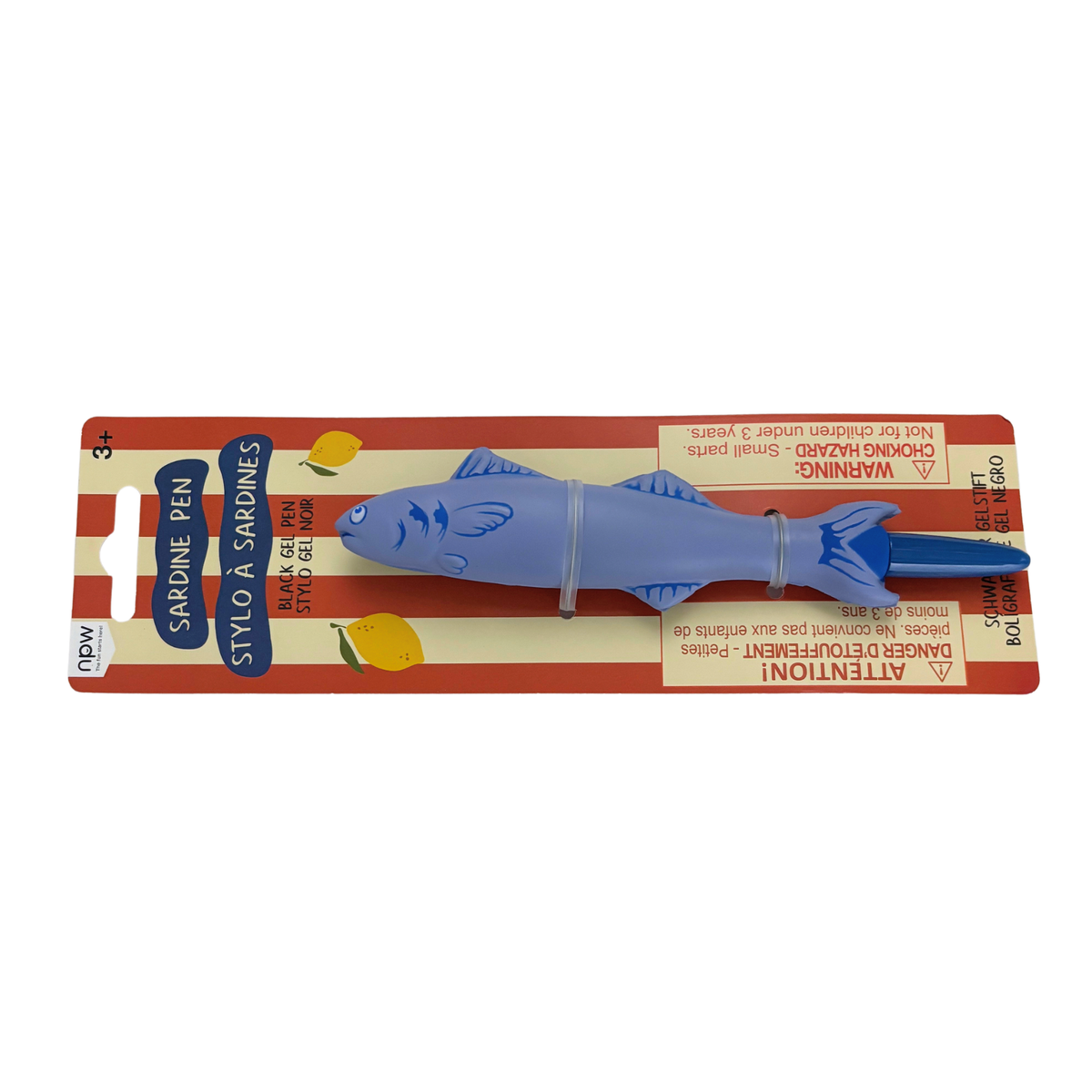 Sardine Squishy Pen | Fish-Shaped Ballpoint Pen | NPW-NPW-The Bullish Store