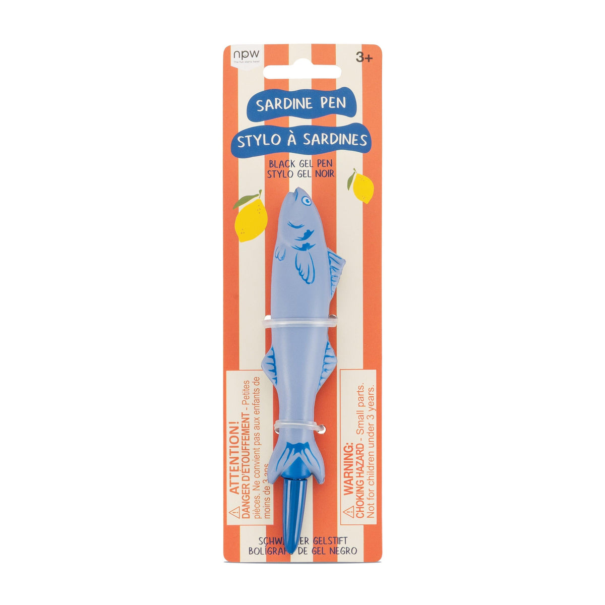 Sardine Squishy Pen - front