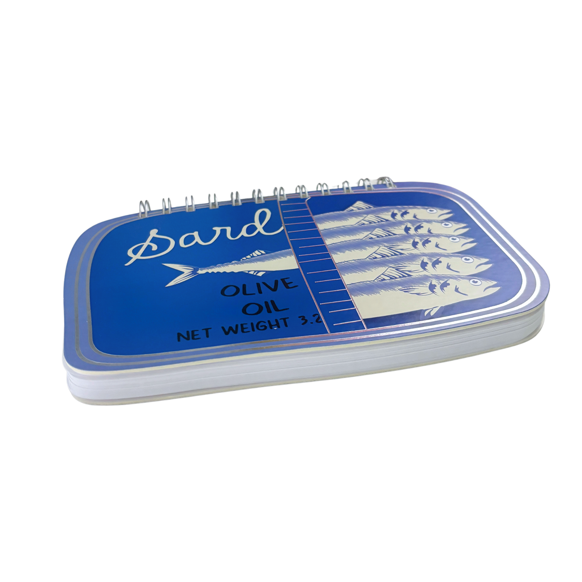 Sardine Tin Notebook | Vintage Sardine-Shaped Stationery | NPW-NPW-The Bullish Store