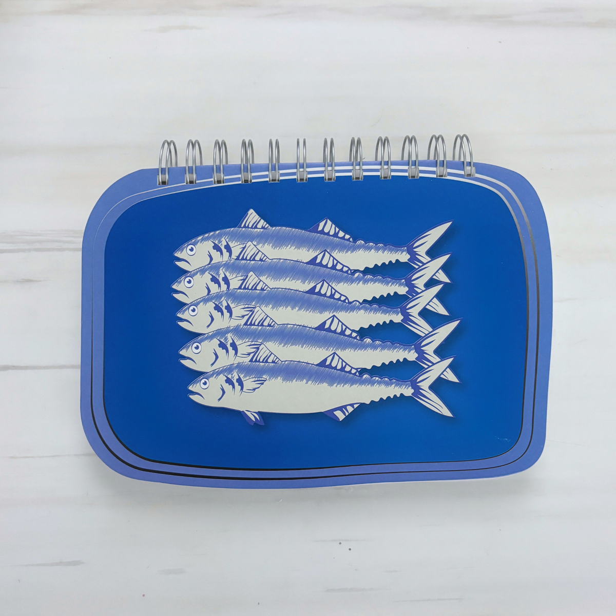 Sardine Tin Notebook | Vintage Sardine-Shaped Stationery | NPW-NPW-The Bullish Store