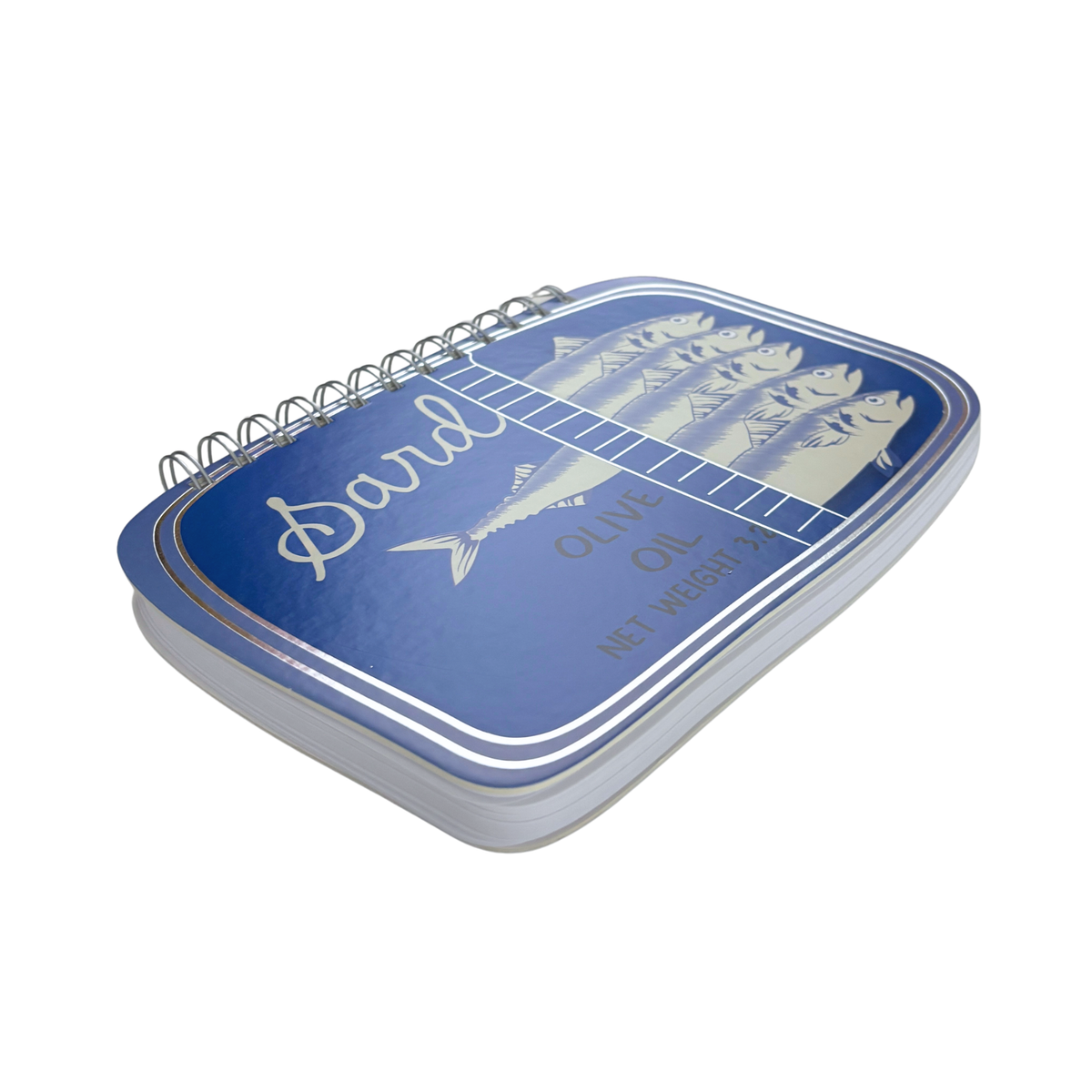 Sardine Tin Notebook | Vintage Sardine-Shaped Stationery | NPW-NPW-The Bullish Store