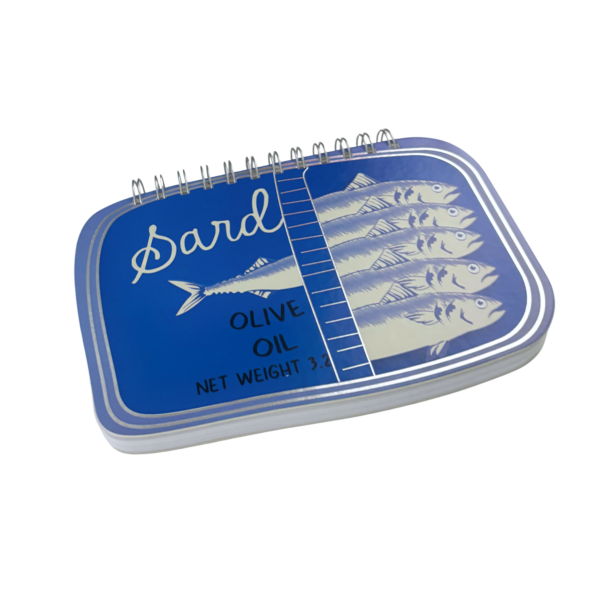 Sardine Tin Notebook | Vintage Sardine-Shaped Stationery | NPW-NPW-The Bullish Store