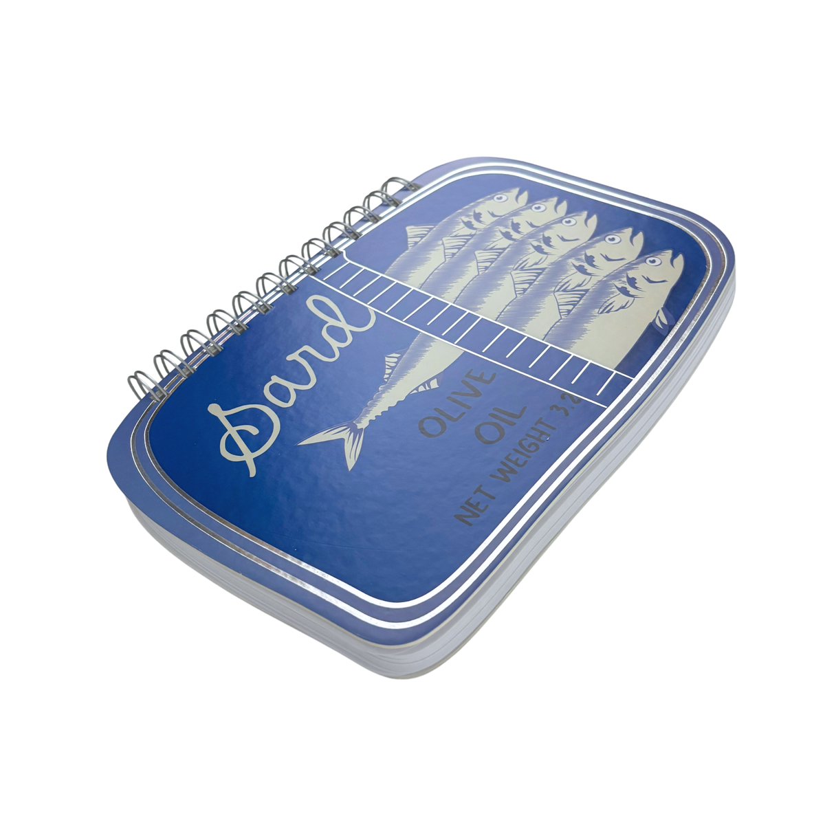 Sardine Tin Notebook | Vintage Sardine-Shaped Stationery | NPW-NPW-The Bullish Store