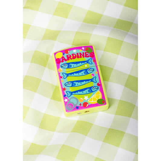 Sardine Tin Refillable Lighter | Retro Sardines Pocket Lighter