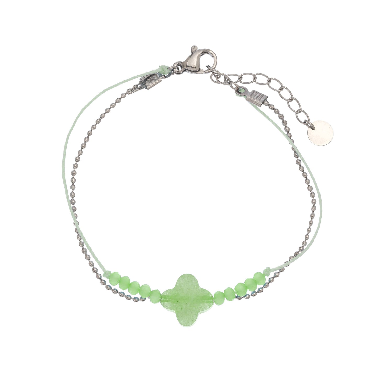 Sea Glass Anklet | Light Blue, Pink & Green Delicate Ankle Bracelet
