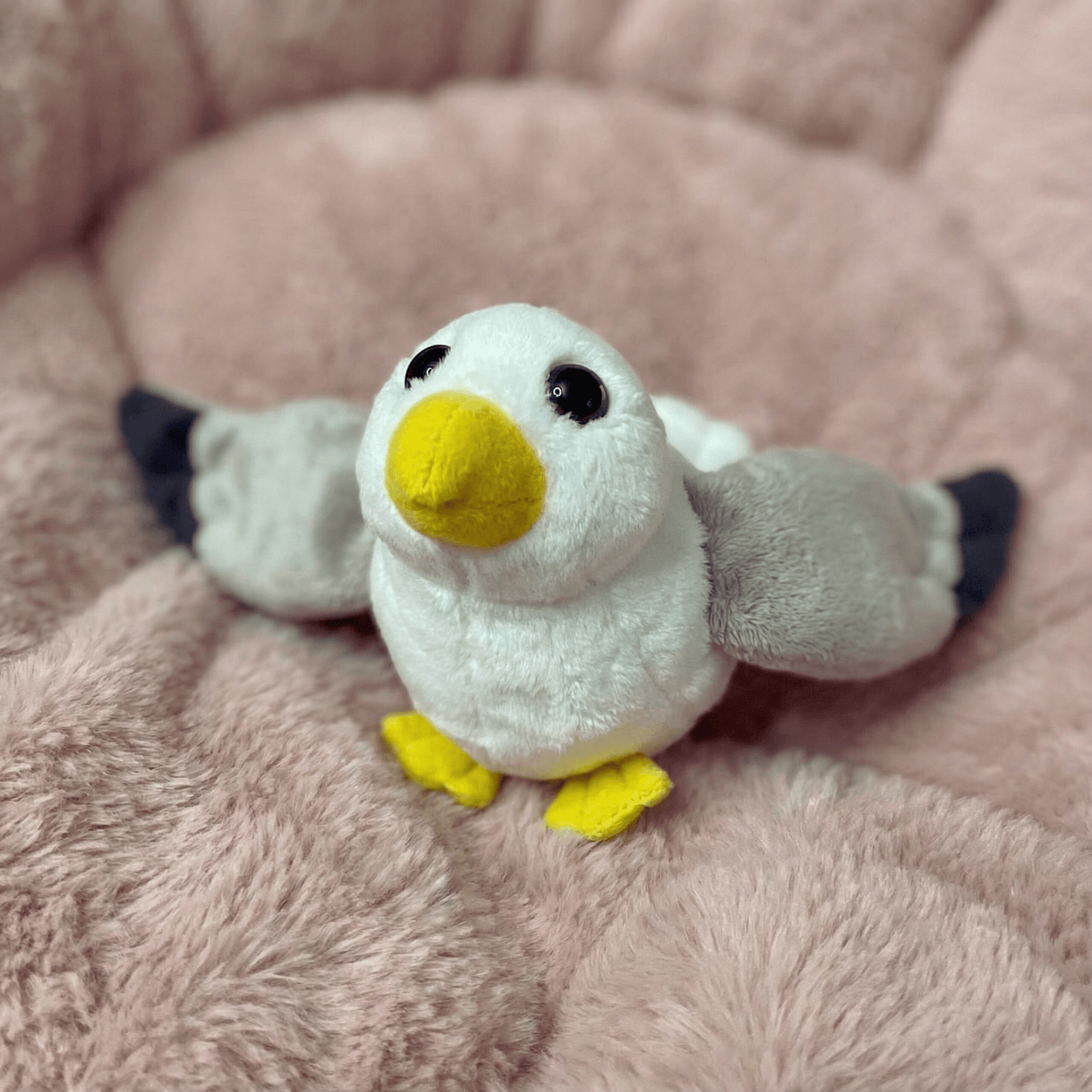 Sea Gull Stuffed Animal 5" | Pocketkins Eco Seagull by Wild Republic