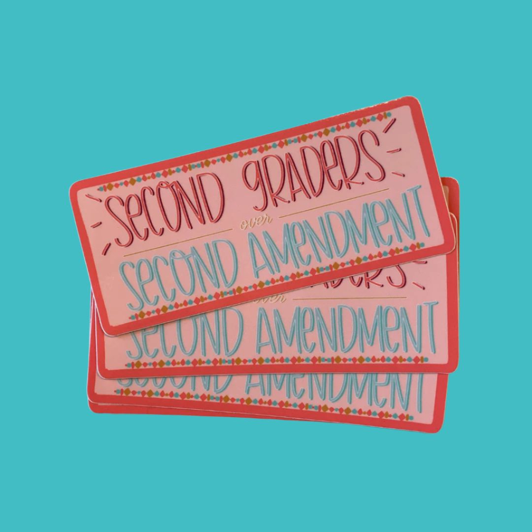 Second Graders > 2nd Amendment Vinyl Waterproof Funny Sticker