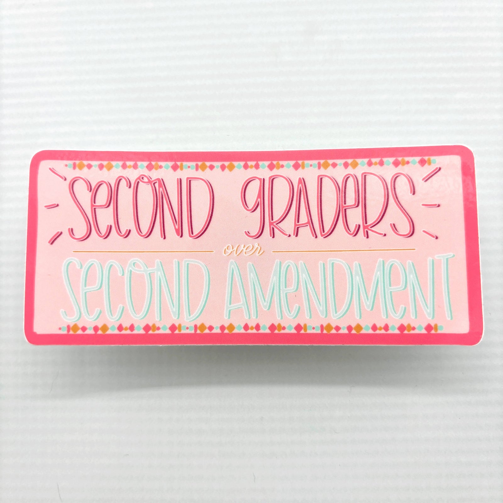 Second Graders > 2nd Amendment Vinyl Waterproof Funny Sticker