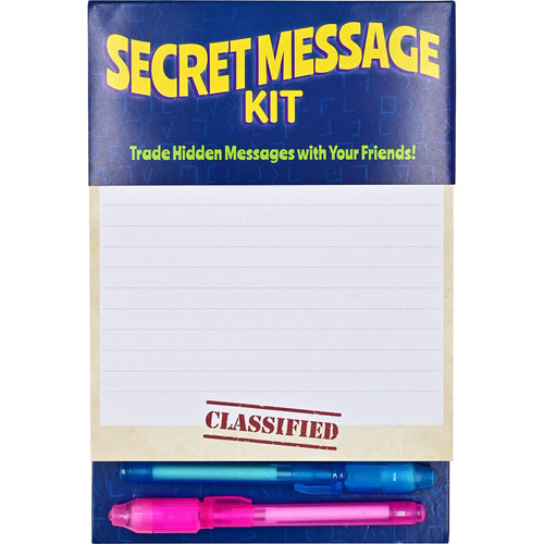 Secret Message Kit | Notepad And Invisible Markers Set | Stationery Gift Set