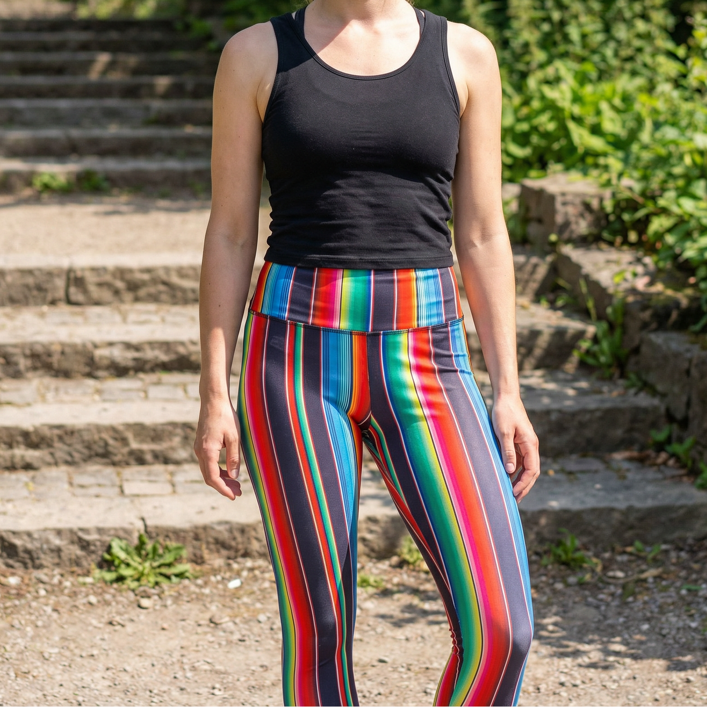 Serape High-Waisted Activewear Leggings [Sizes S & SX Remaining]