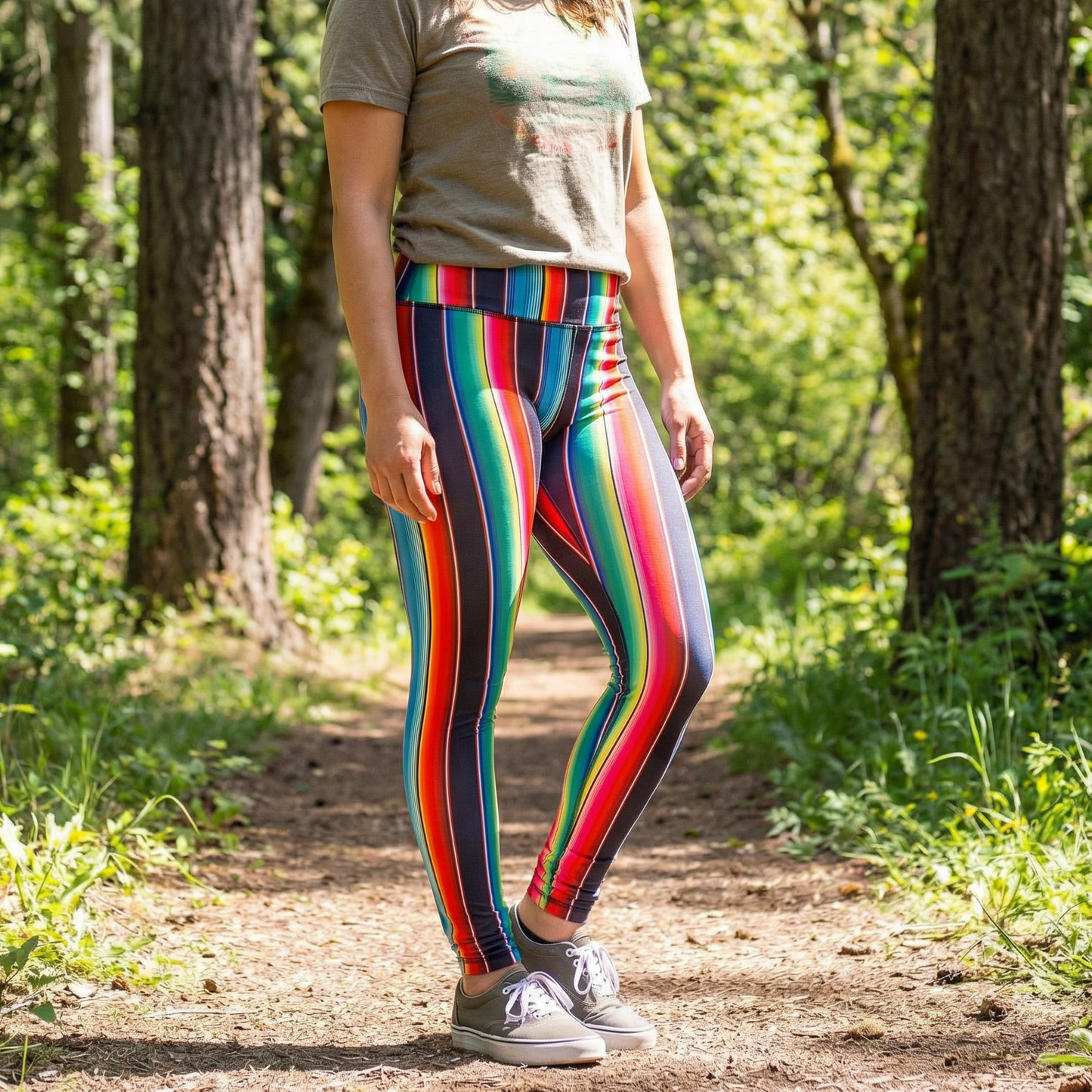 Serape High-Waisted Activewear Leggings [Sizes S & SX Remaining]