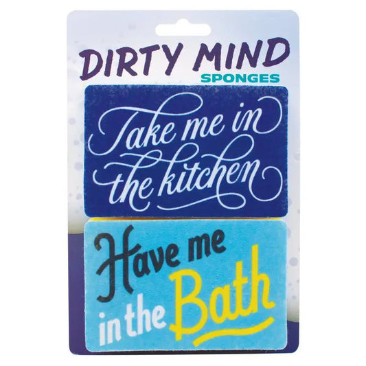 Set of 2 Take Me in the Kitchen / Have Me in the Bath Sponges