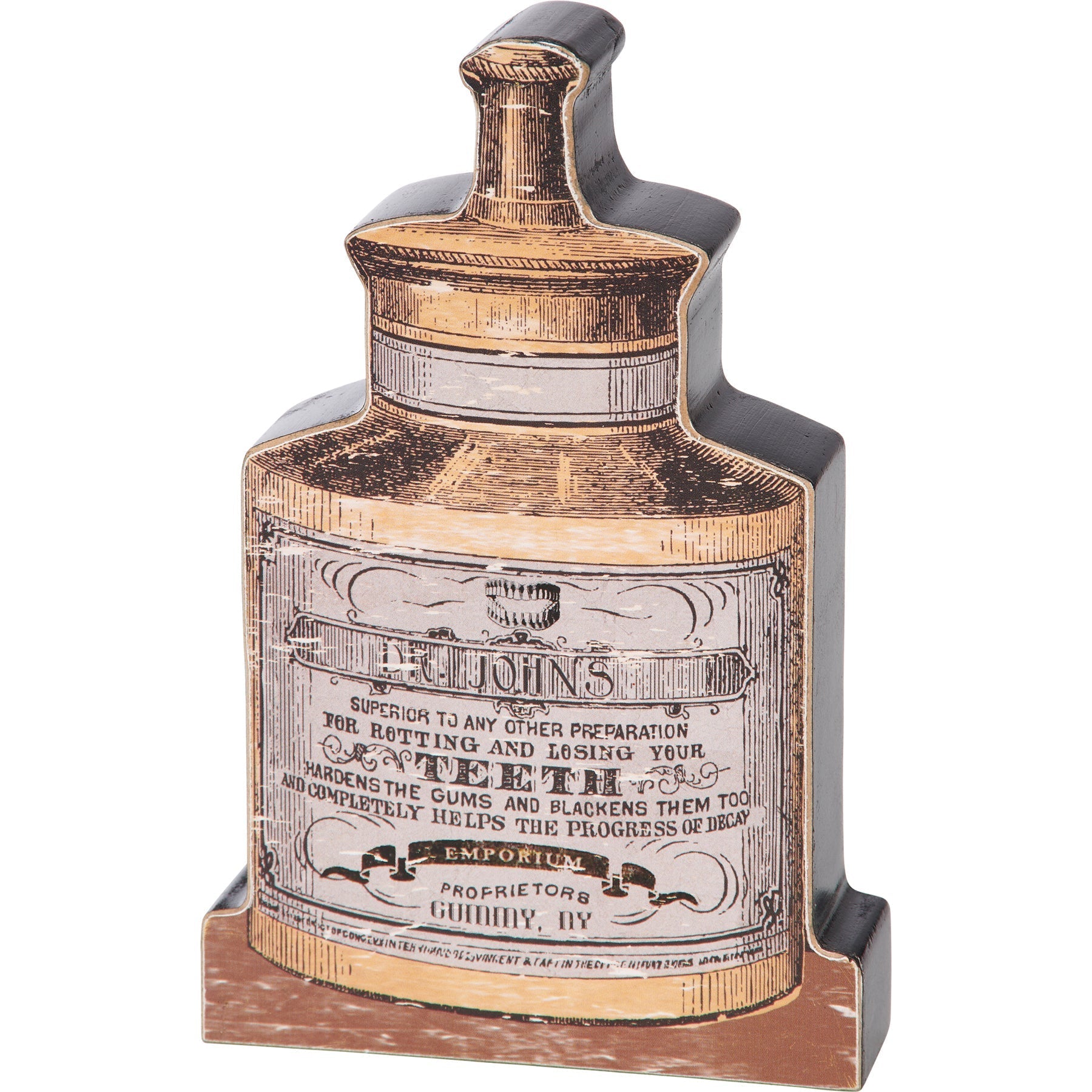 Set of 3 Potions Chunky Sitter Set | Vintage Wooden Bottle Shape Sitter