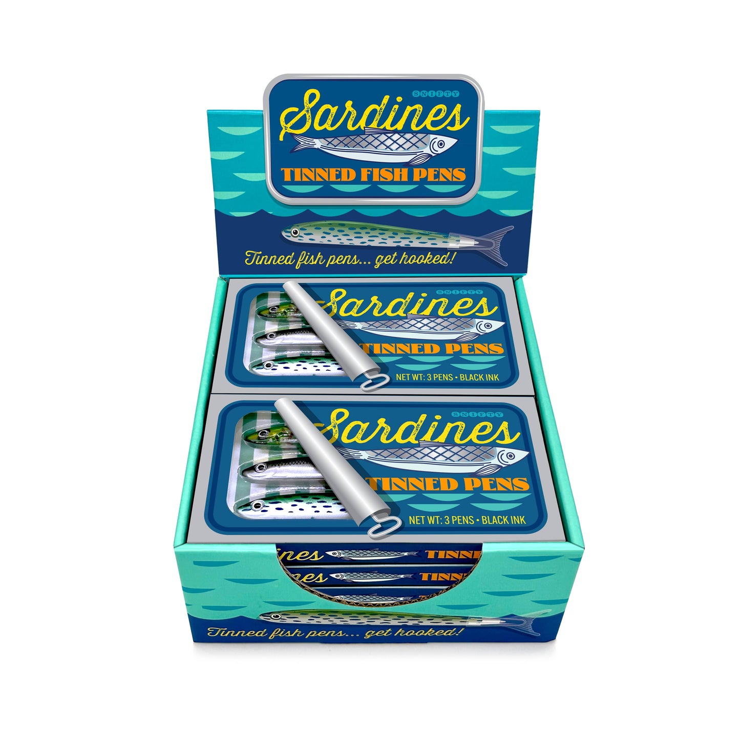 Set of 3 Sardines Tinned Fish Pens