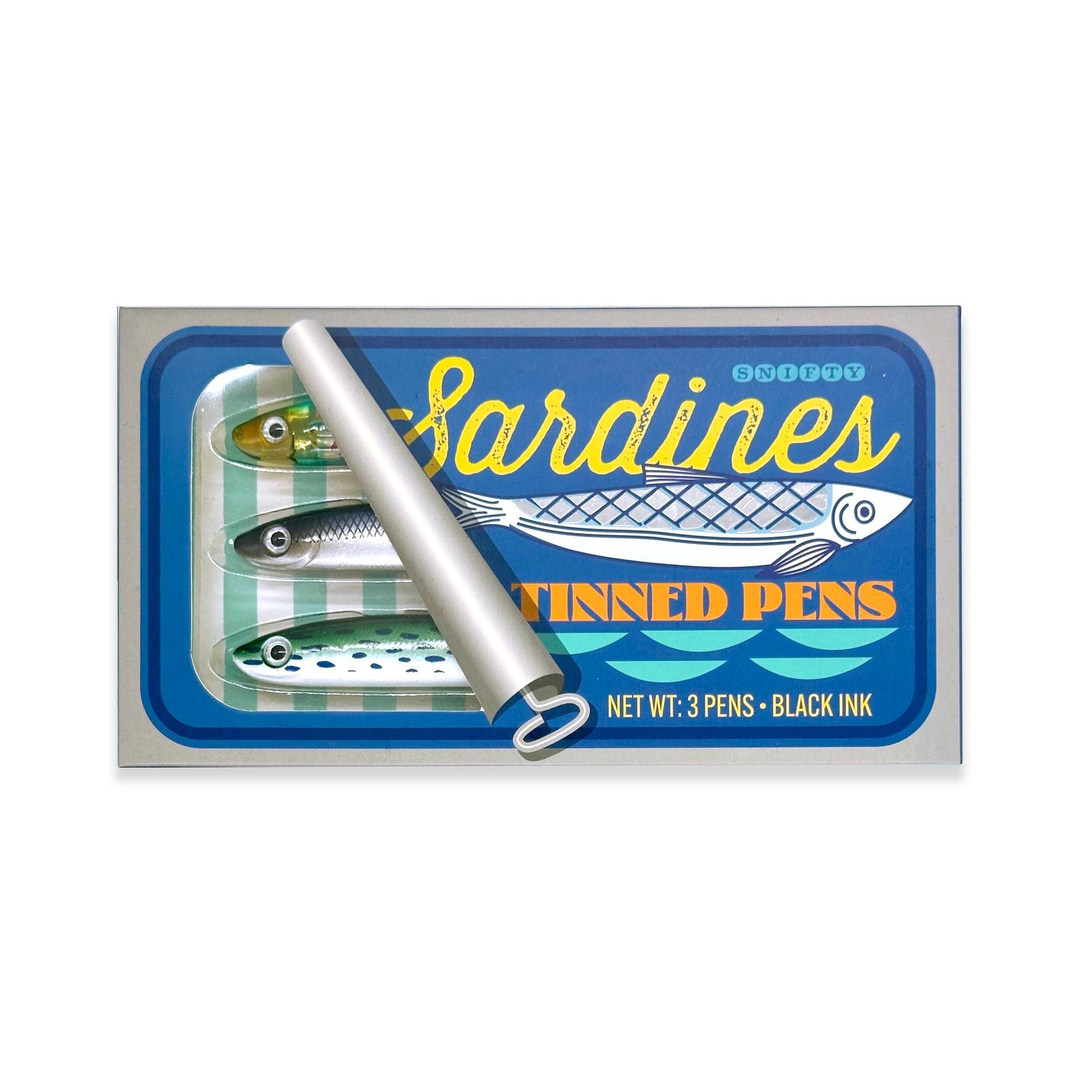 Set of 3 Sardines Tinned Fish Pens