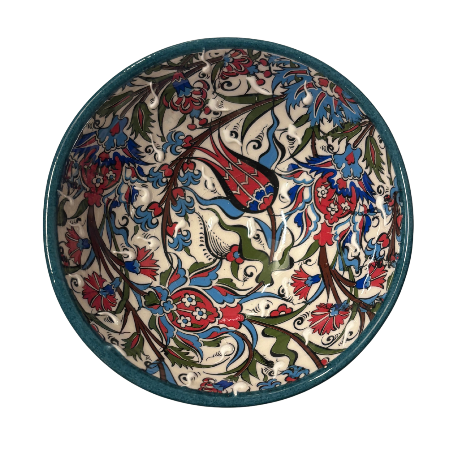 Set of 4 Handmade in Türkiye Small Bowls | Giftable Hand Painted Rice or Dessert Bowls