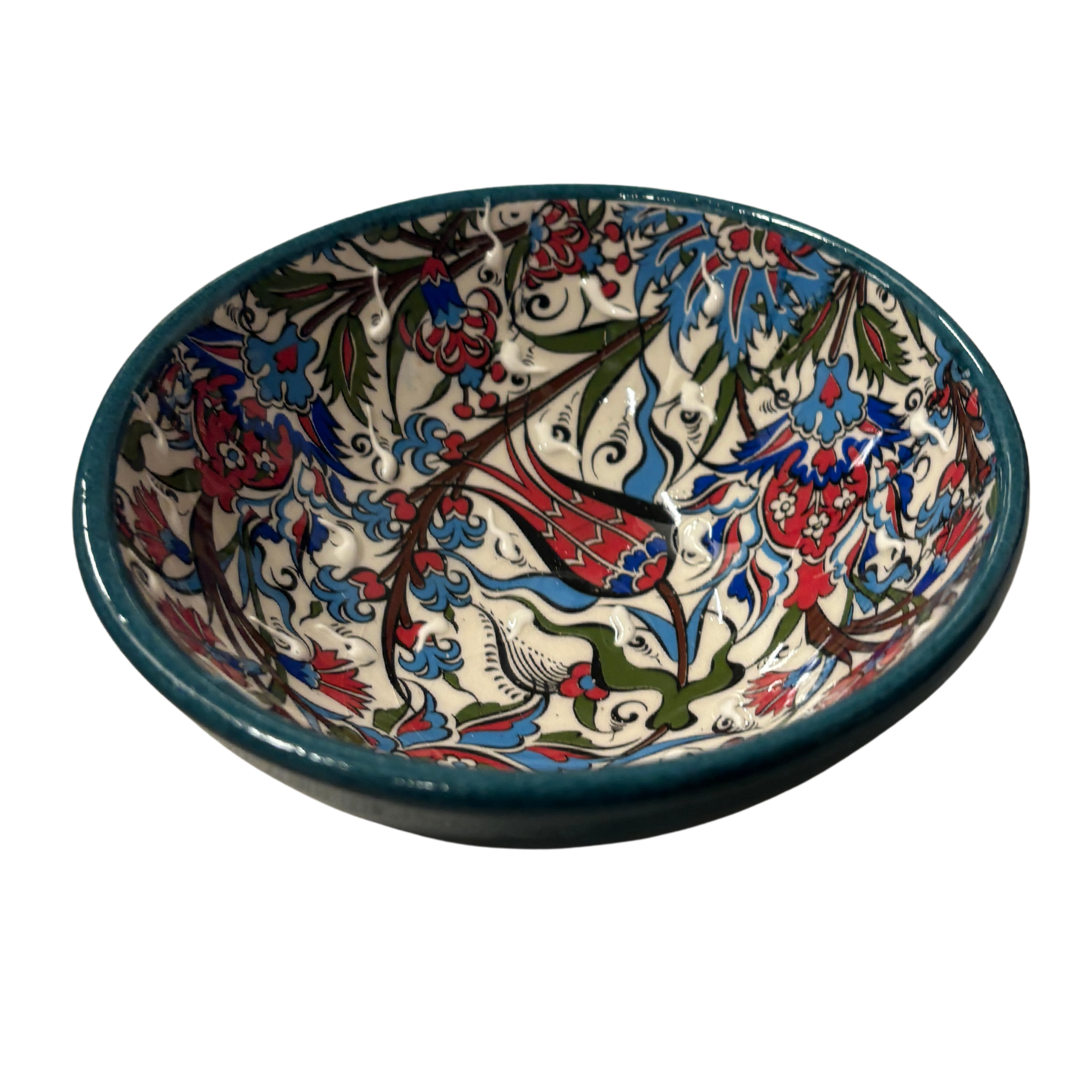 Set of 4 Handmade in Türkiye Small Bowls | Giftable Hand Painted Rice or Dessert Bowls