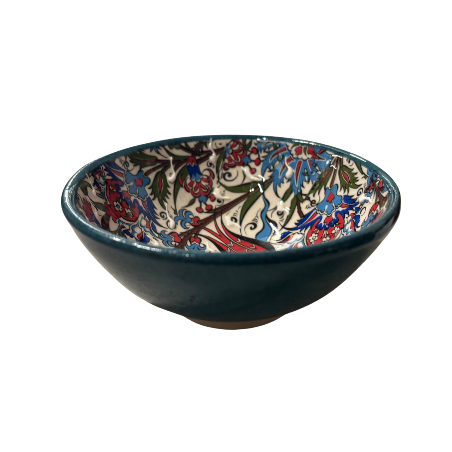 Set of 4 Handmade in Türkiye Small Bowls | Giftable Hand Painted Rice or Dessert Bowls