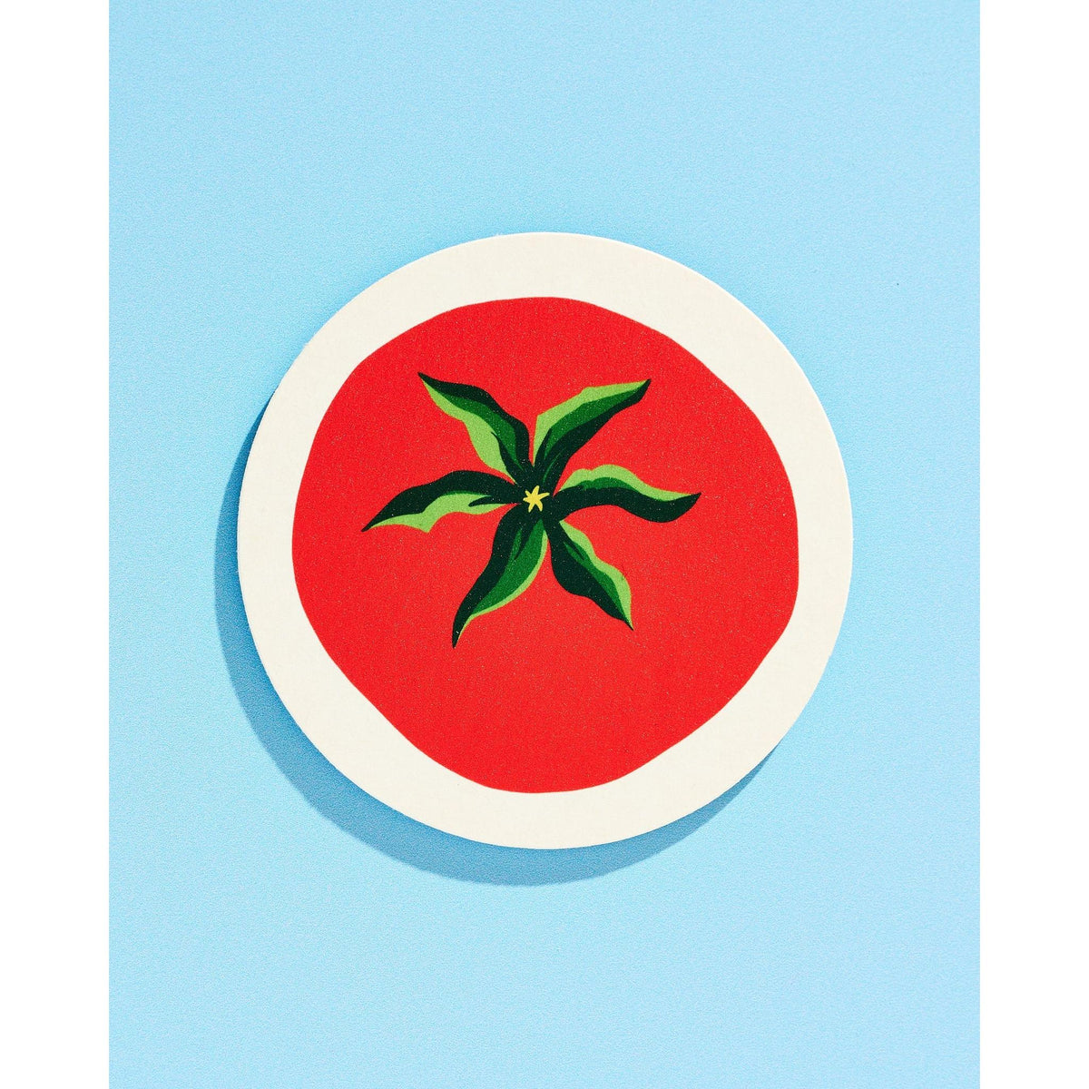 Set of 4 Tomato Coasters | Chipboard Eco-friendly Tableware-One & Only Paper-The Bullish Store