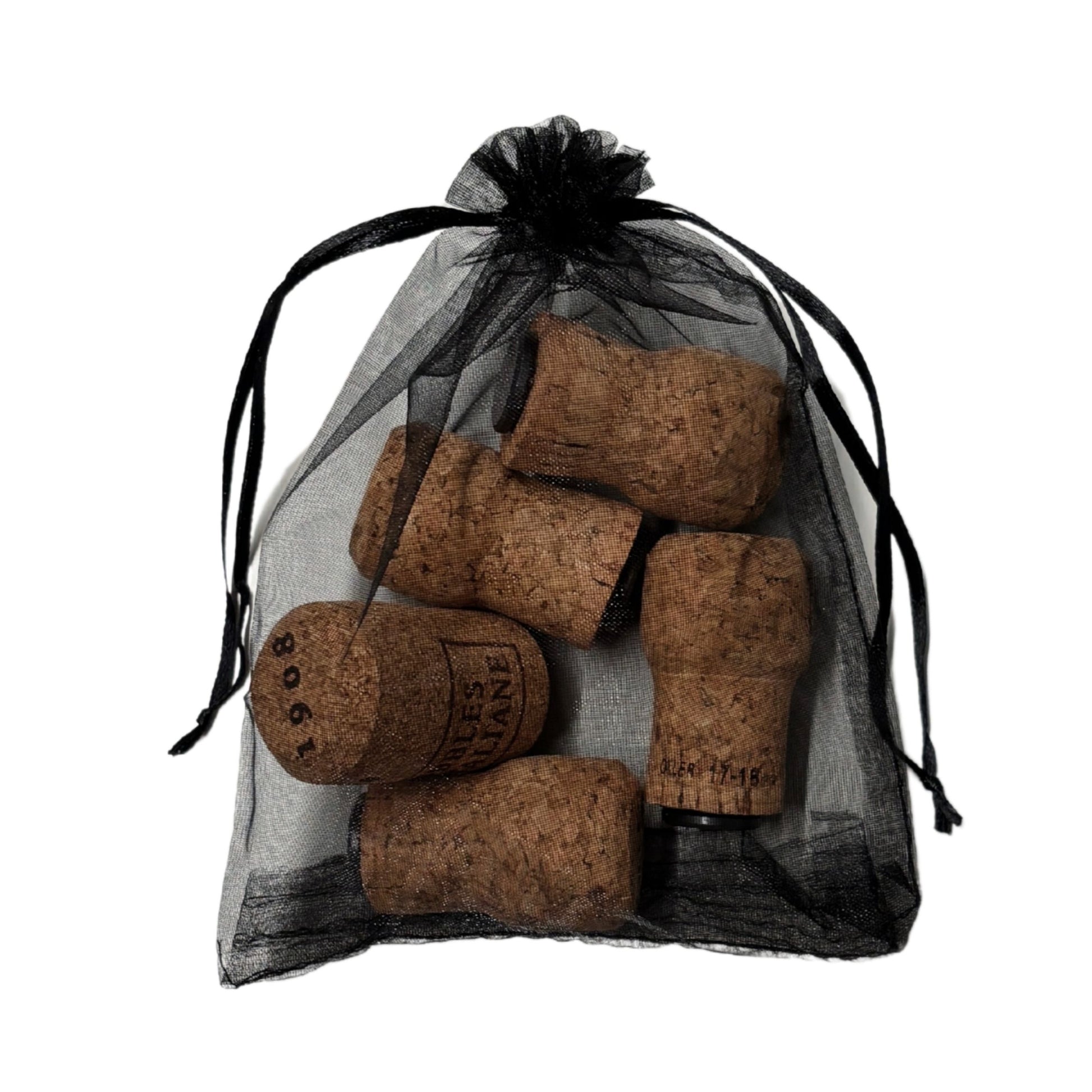 Set of 5 Real Champagne Corks Refrigerator Magnets | Upcycled by Renaissance Fart