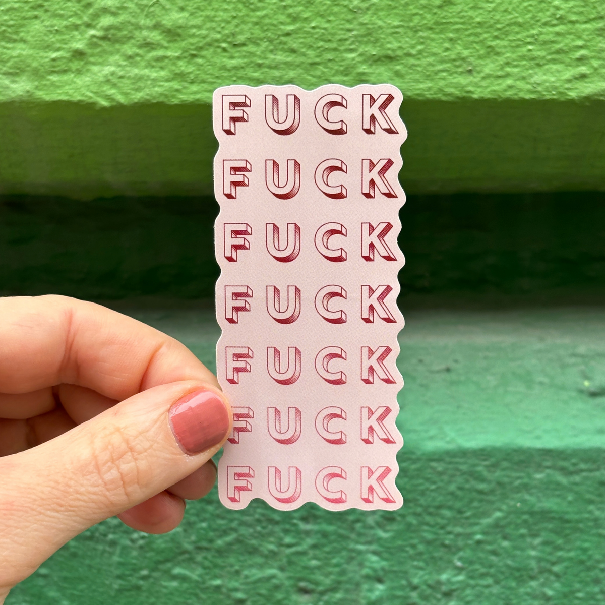 Seven Fucks Vertical Sticker | Vinyl Die Cut Decal-GetBullish-The Bullish Store