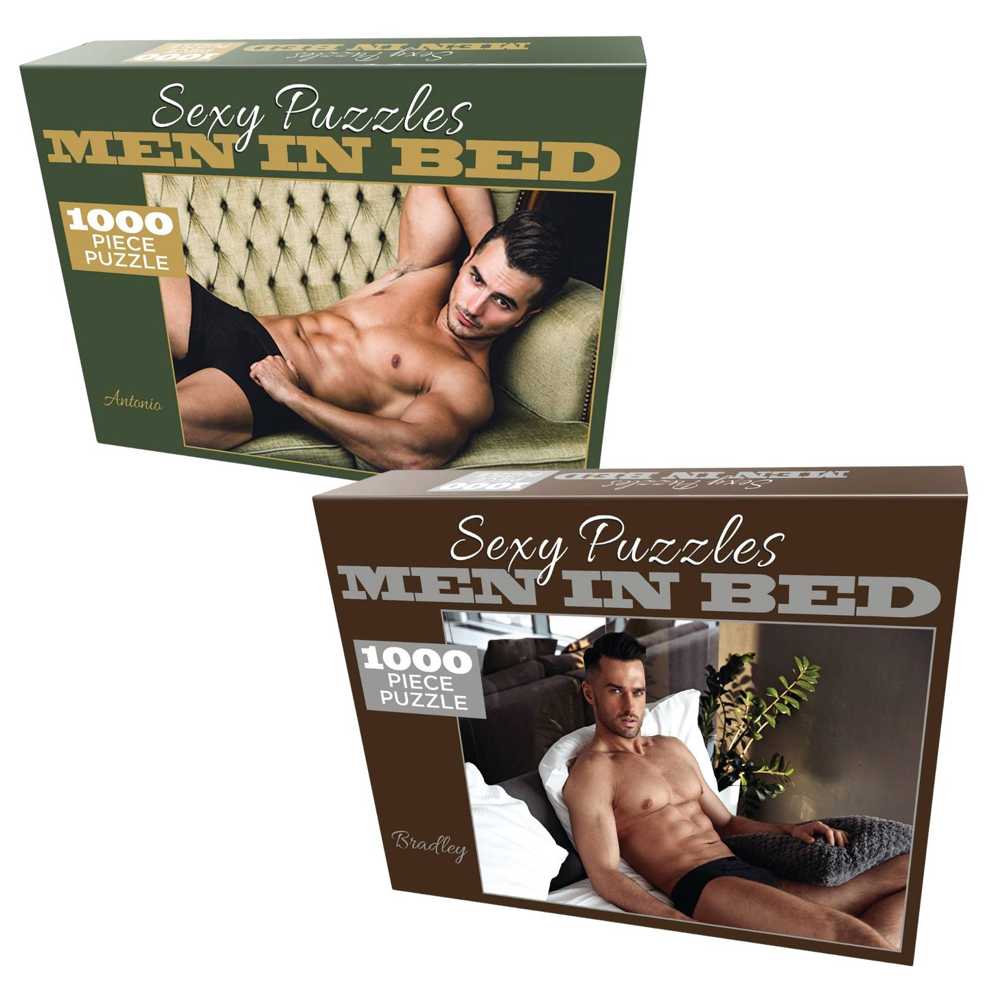 Sexy Men in Bed Puzzle | Bradley or Antonio | 1000-Piece Jigsaw