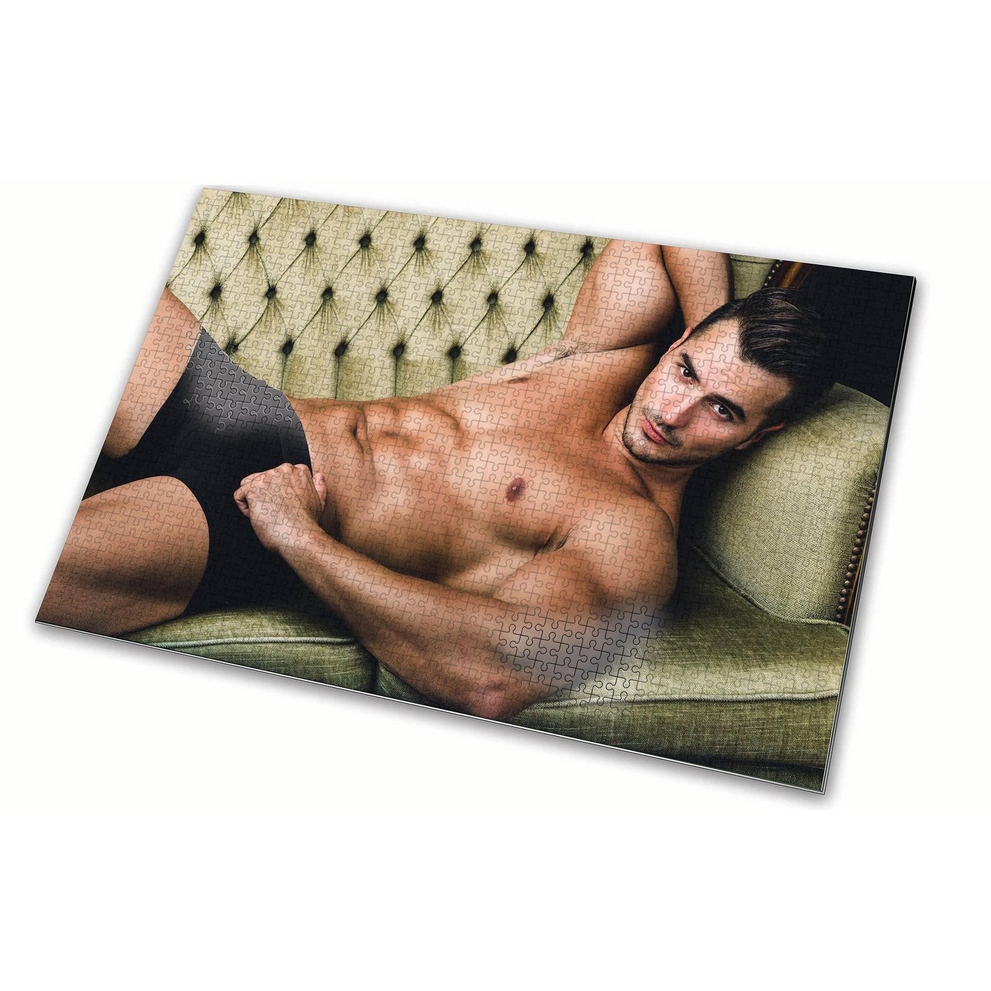 Sexy Men in Bed Puzzles | Funny Gift, Bachelorette Activity | 1000-Piece Jigsaw | 3 Style Options