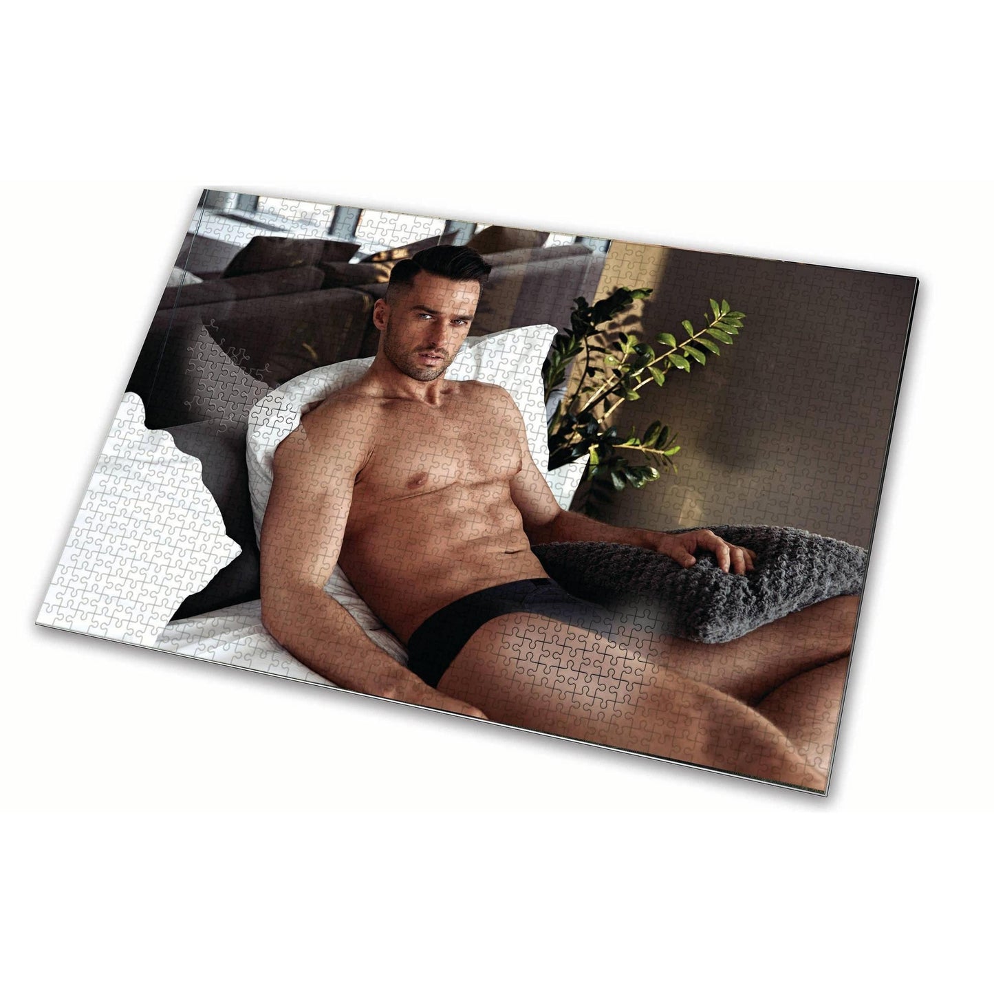 Sexy Men in Bed Puzzles | Funny Gift, Bachelorette Activity | 1000-Piece Jigsaw | 3 Style Options