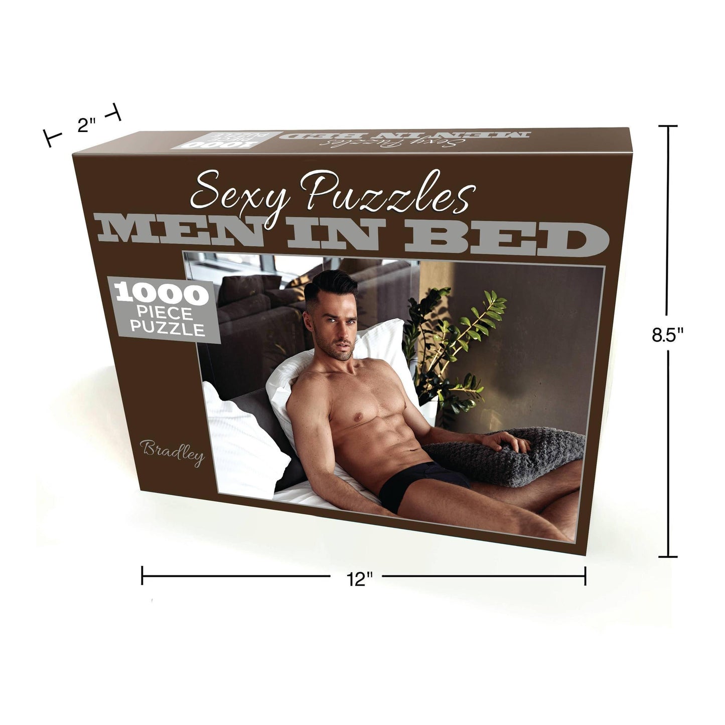 Sexy Men in Bed Puzzles | Funny Gift, Bachelorette Activity | 1000-Piece Jigsaw | 3 Style Options