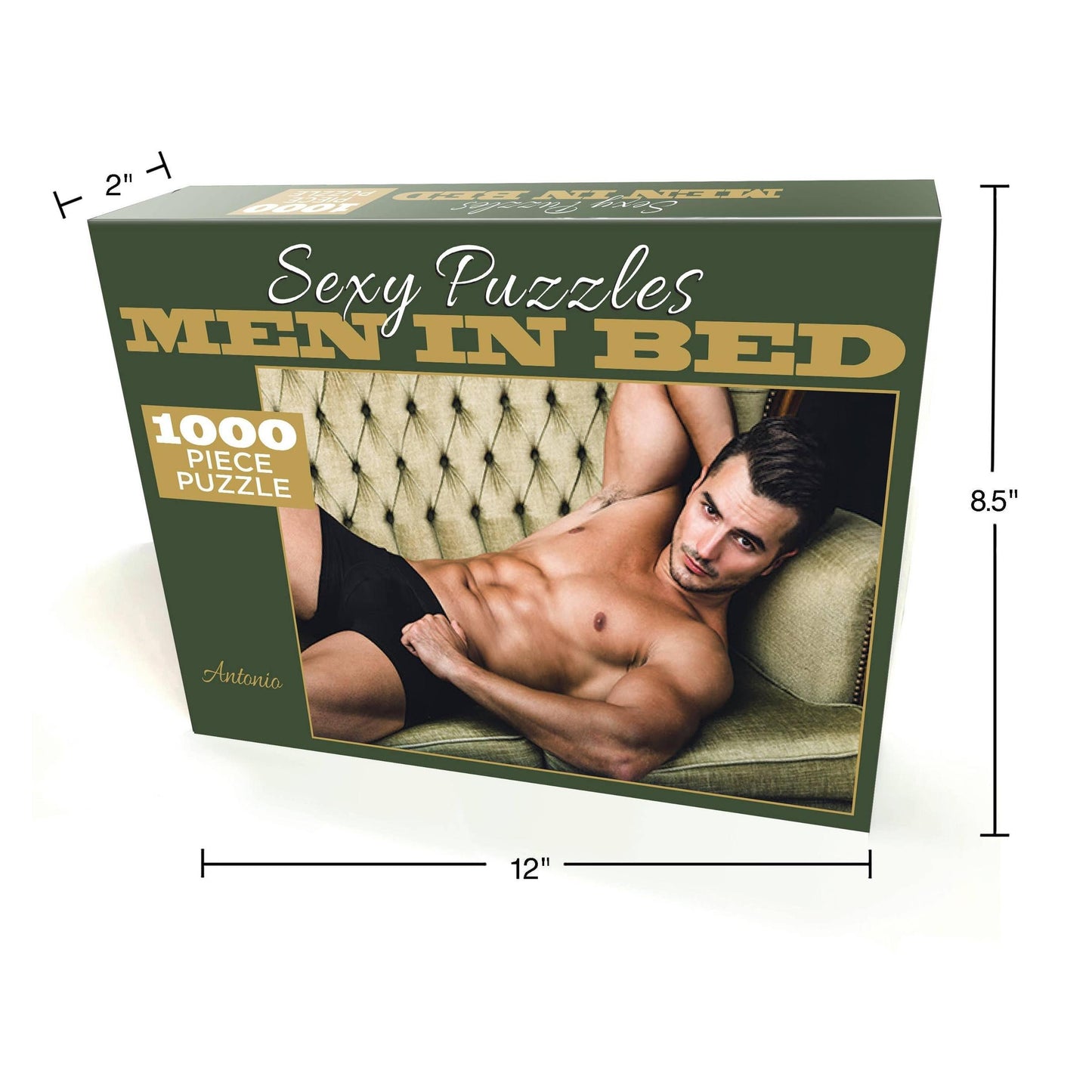 Sexy Men in Bed Puzzles | Funny Gift, Bachelorette Activity | 1000-Piece Jigsaw | 3 Style Options