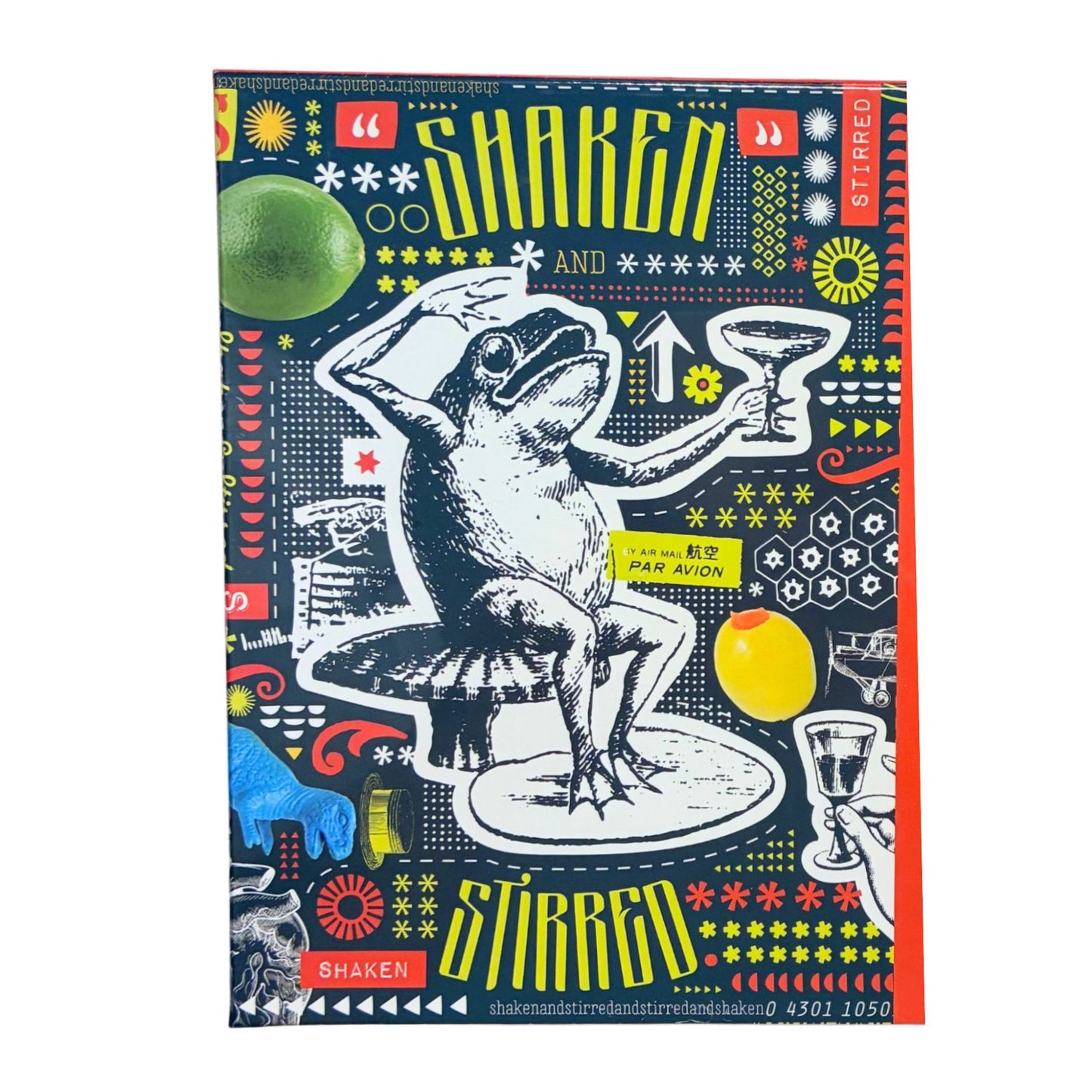 Shaken & Stirred Puzzle | Frog with Cocktail Vertical Jigsaw Puzzle | 500 Pieces