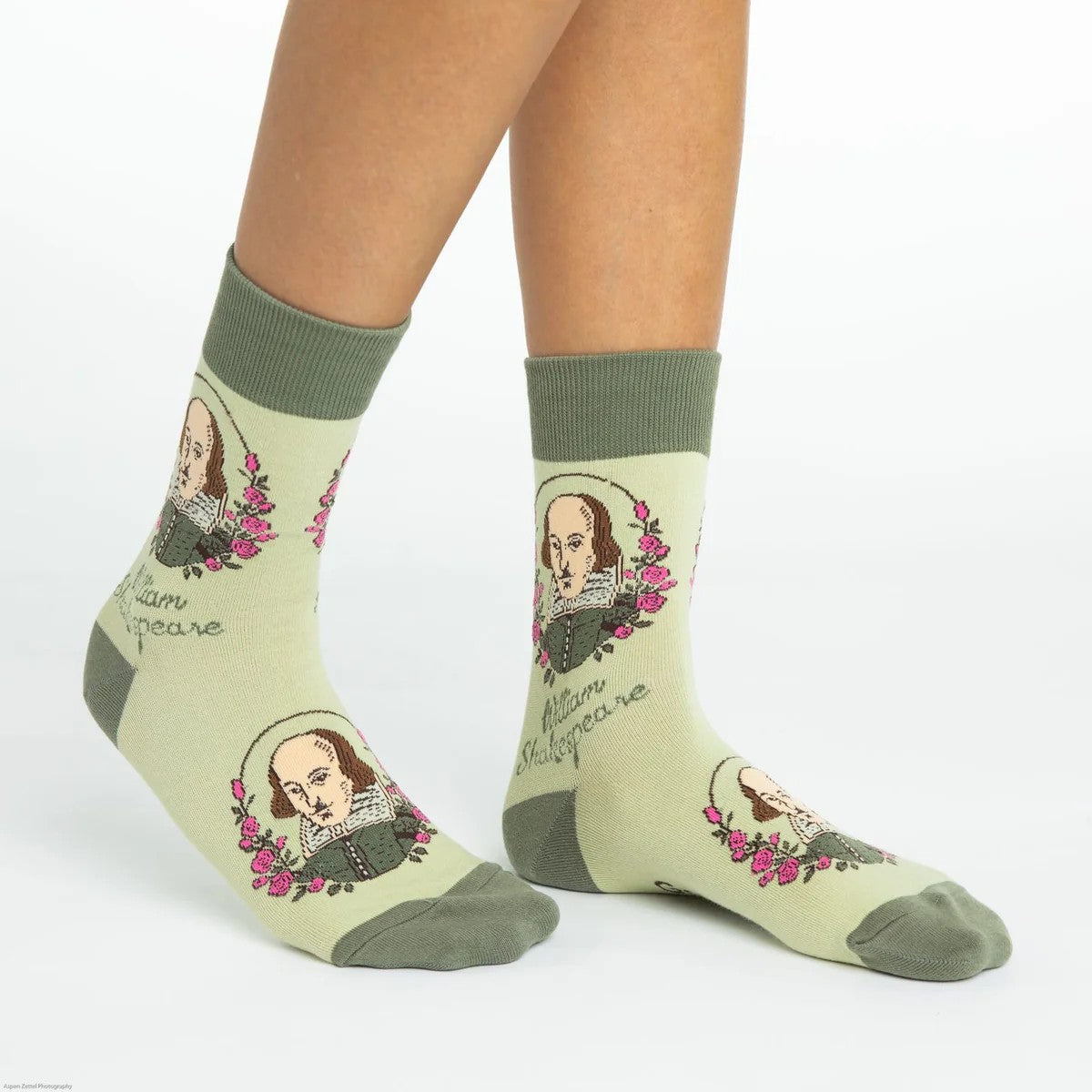 Shakespeare Women’s Crew Socks | Literary Cotton Crew Socks