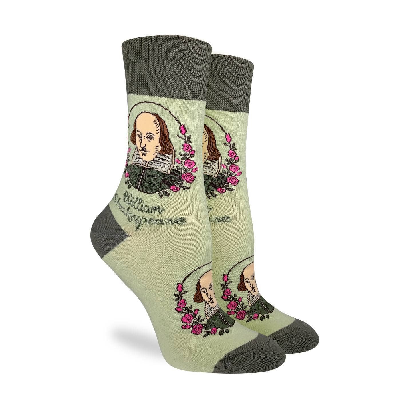Shakespeare Women’s Crew Socks | Literary Cotton Crew Socks