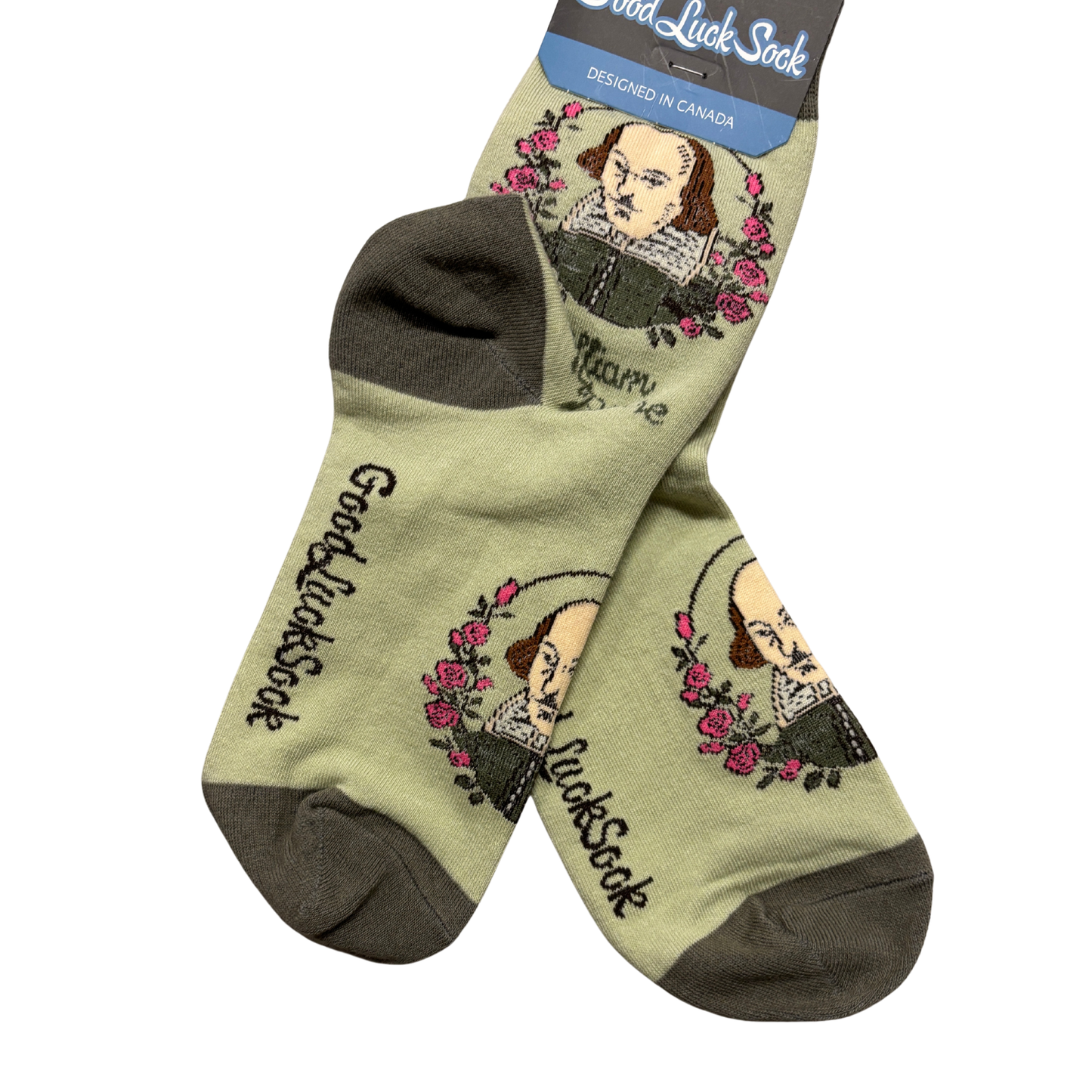 Shakespeare Women’s Crew Socks | Literary Cotton Crew Socks