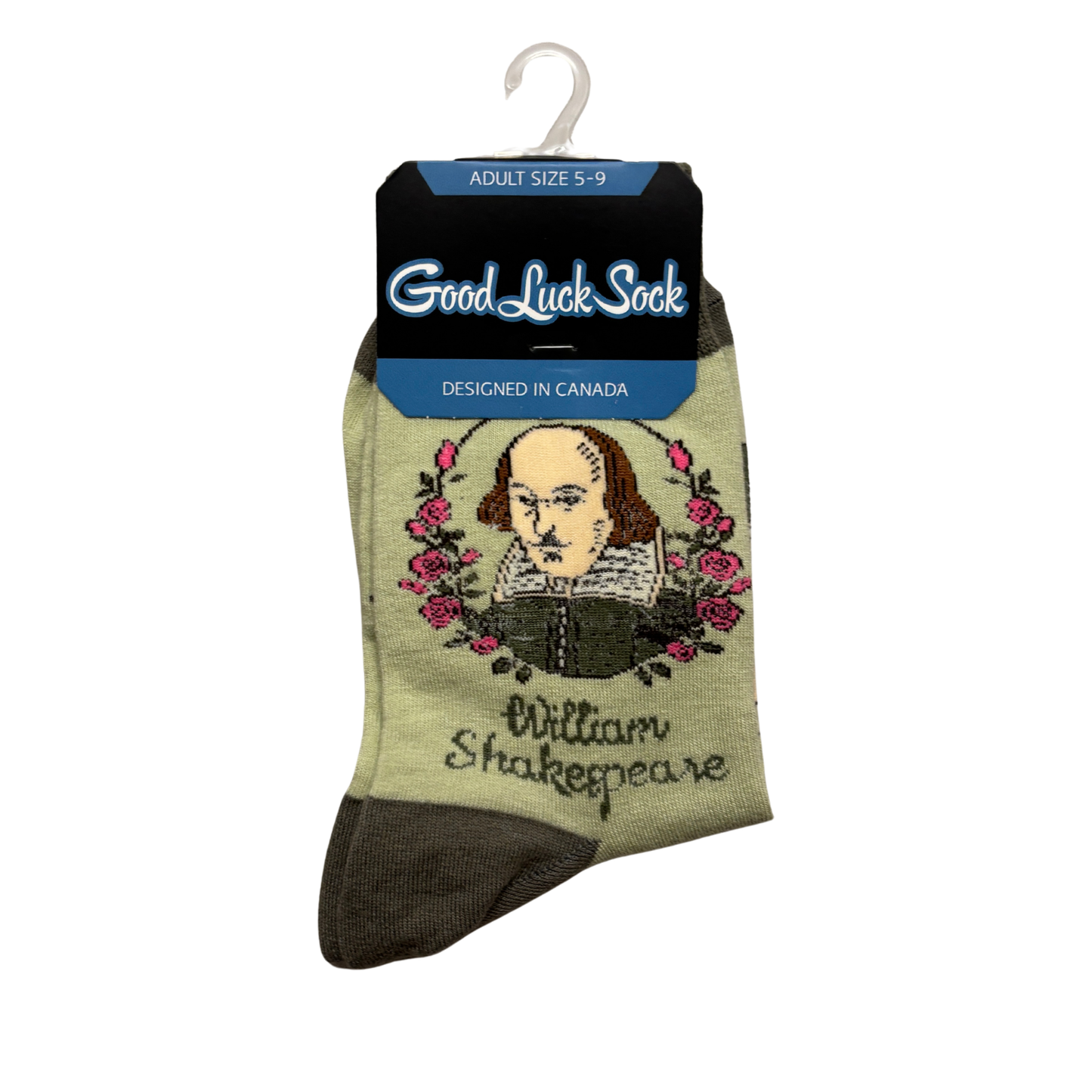 Shakespeare Women’s Crew Socks | Literary Cotton Crew Socks