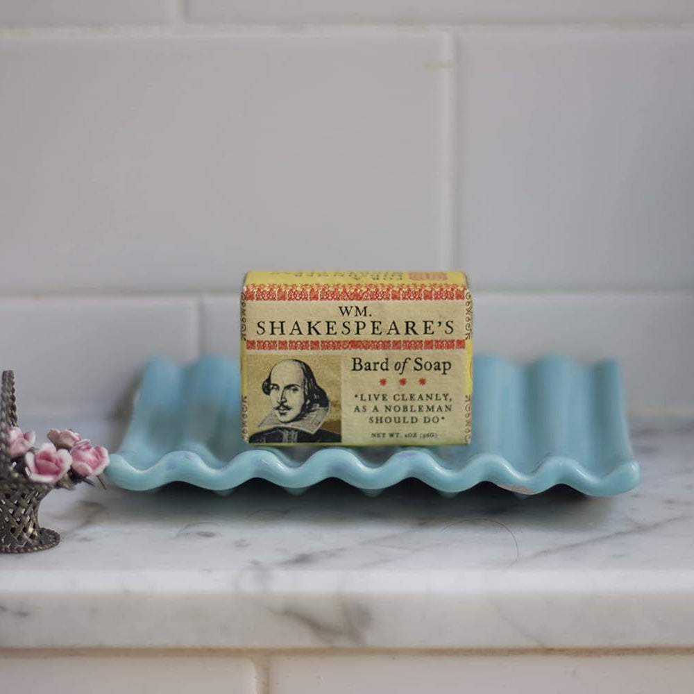 Shakespeare’s Bard of Soap | Literary Mini Guest Soap with Fresh Milk & Cocoa Butter | Funny Novelty Gift
