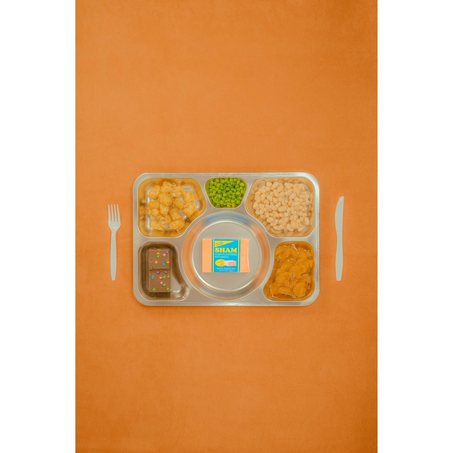 Sham Ham-Flavored Rectangle Do Not Eat Bar Soap | Funny Handmade Vegan Soap