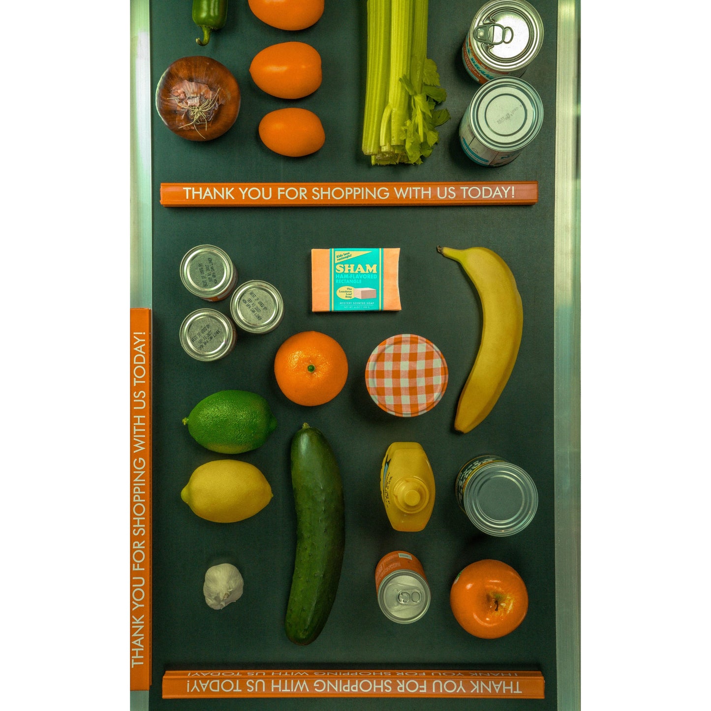 Sham Ham-Flavored Rectangle Do Not Eat Bar Soap | Funny Handmade Vegan Soap