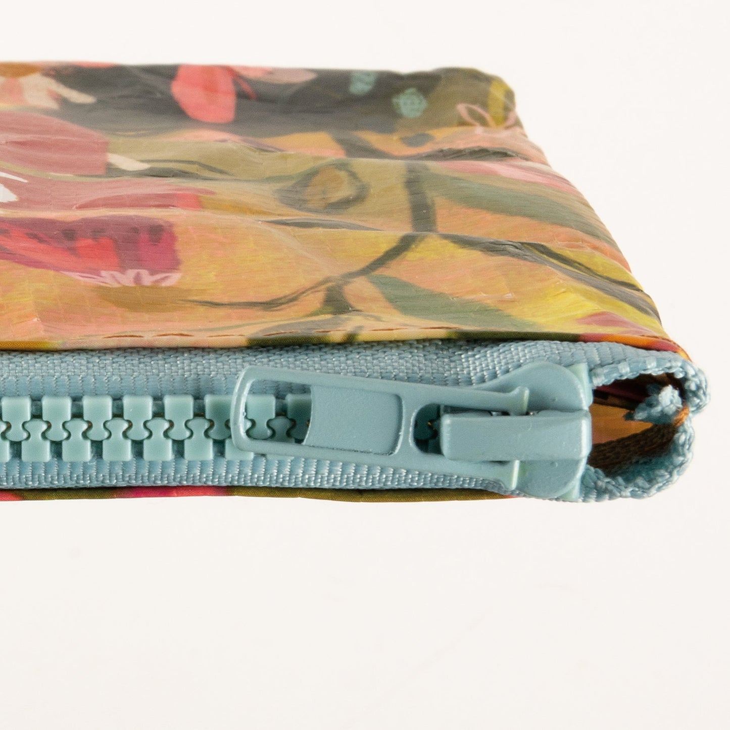 She Believed She Could So She Did Zipper Pouch | Recycled Material Floral Pencil Case Wallet Organizer | 9.50" x 7"