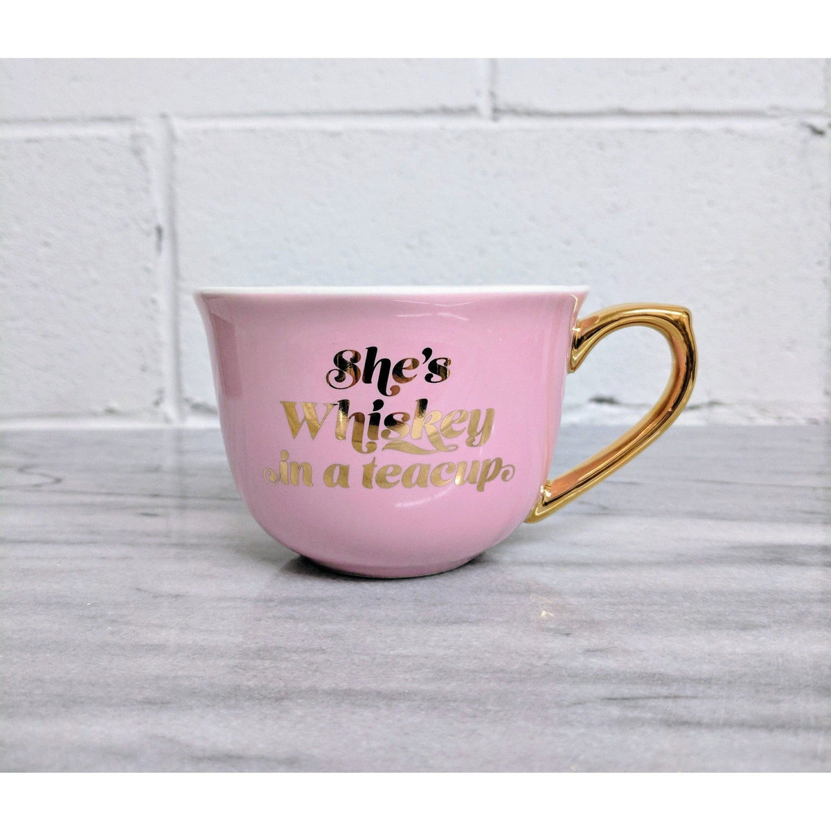 She's Whiskey in a Tea Cup and Saucer Set - 9