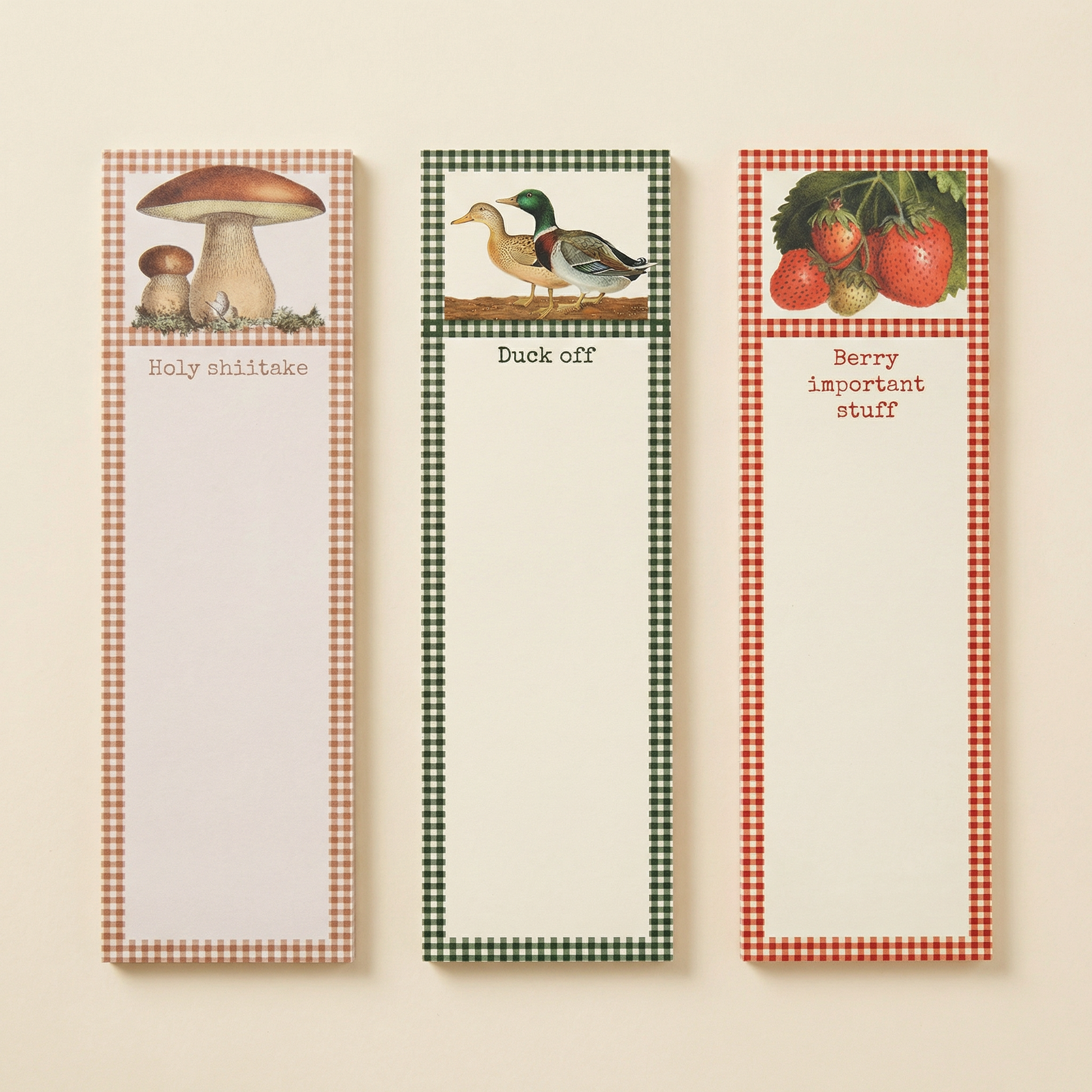 Duck Off List Notepad | 9.5" x 2.75" | Holds to Fridge with Strong Magnet