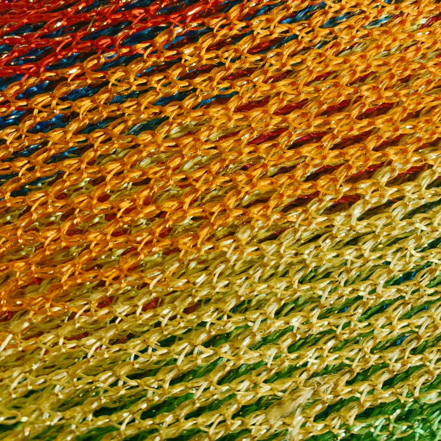 Shimmer Mesh Pride Scarf Wrap in Rainbow Stripe | Unisex Summer Shawl LGBTQ Pride
