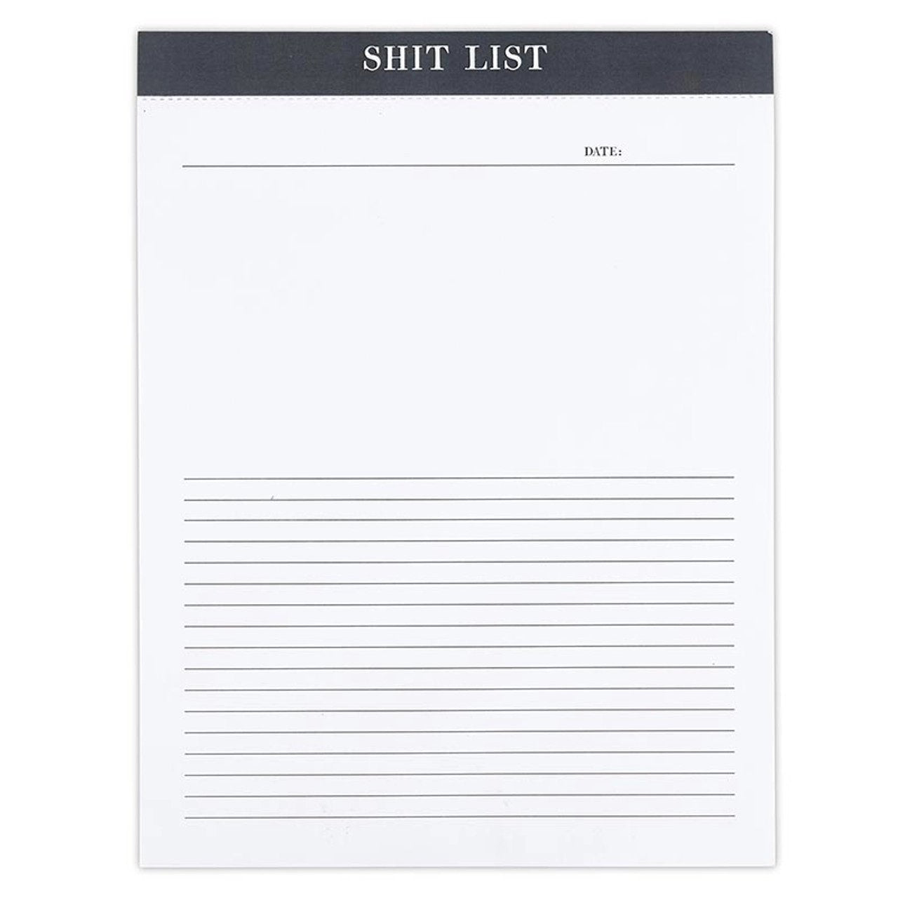 Shit List Chunky List Pad | 7.5" x 9.75"