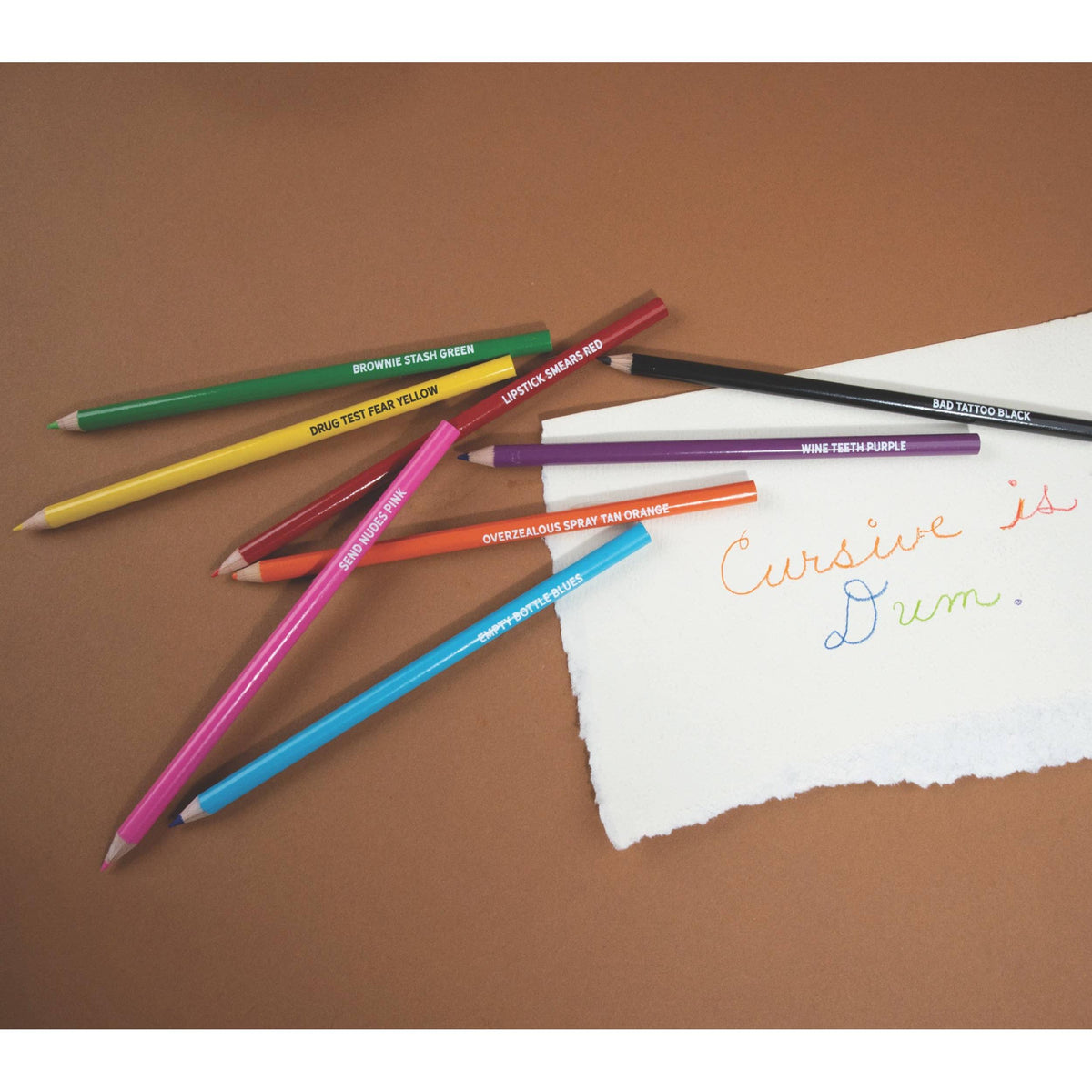 Shit Show Colored Pencils | Set of 8-Whiskey River Soap Co.-The Bullish Store