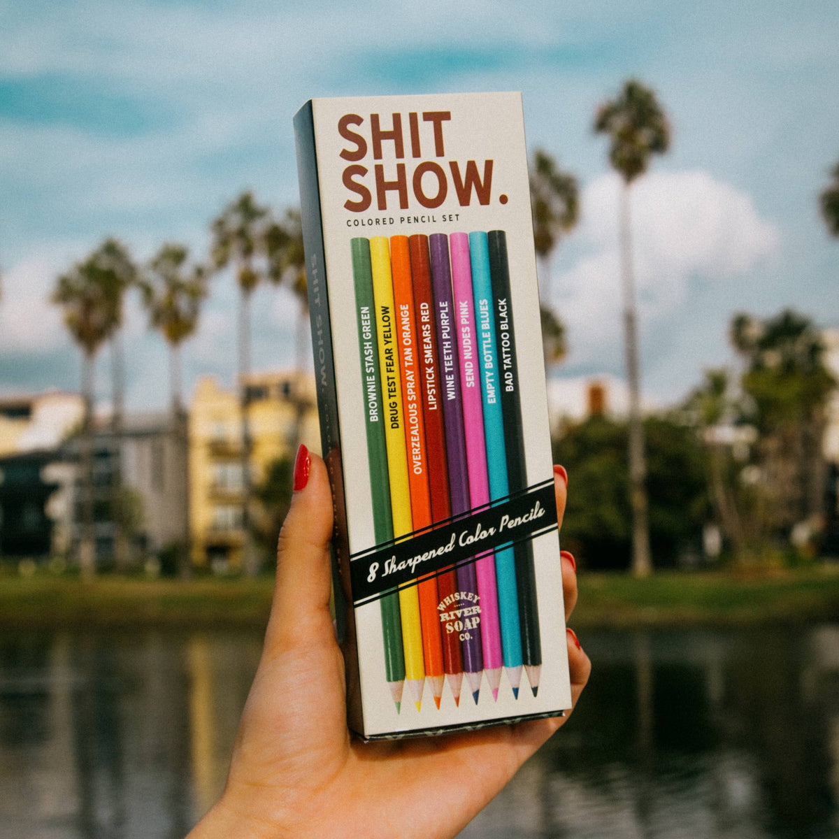 Shit Show Colored Pencils | Set of 8-Whiskey River Soap Co.-The Bullish Store