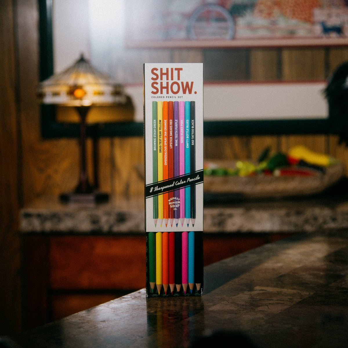 Shit Show Colored Pencils | Set of 8-Whiskey River Soap Co.-The Bullish Store